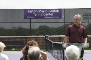 Lipscomb honors Huston, Marsh, Griffith families in tennis facility dedication