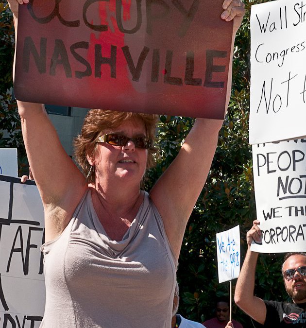 Lipscomb student takes part in “Occupy Nashville”