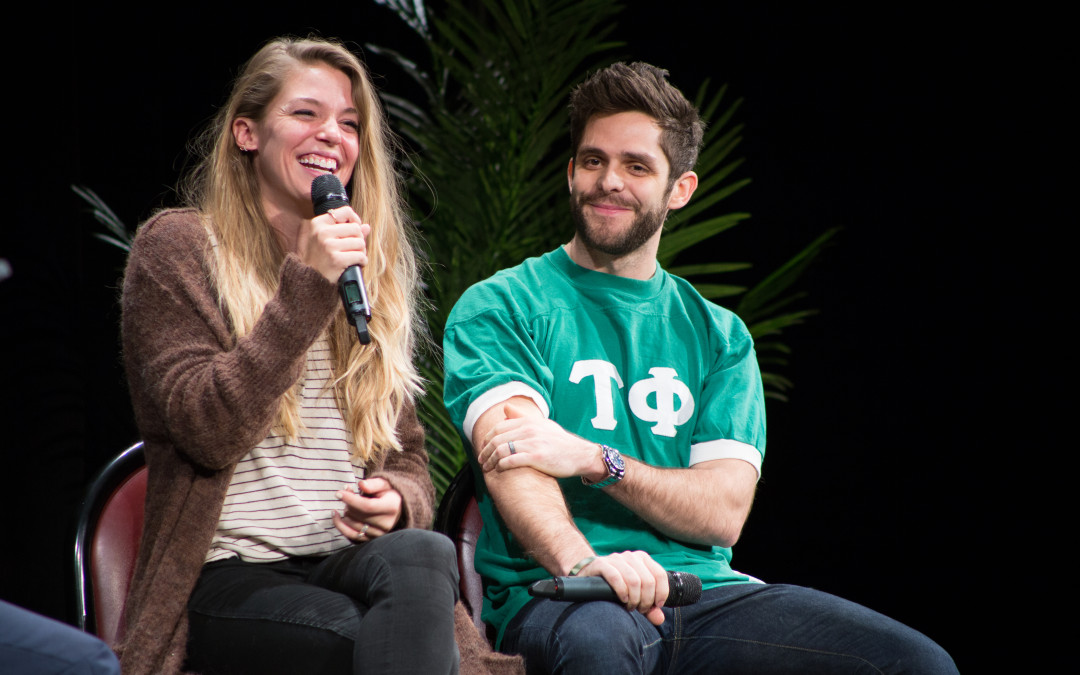 Thomas Rhett, wife Lauren discuss faith at The Gathering