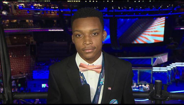 Incoming freshman talks being delegate at DNC