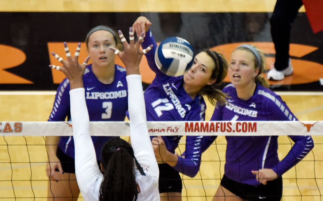 Women’s volleyball wins first two matches of Lipscomb Invitational