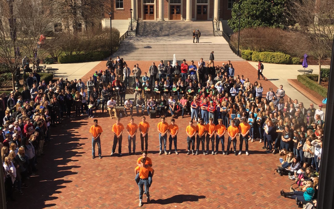 Greek Life students gather for Square Day during pledge week