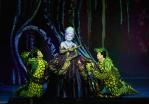 Jennifer Allen, Brandon Roach and Frederick Hagreen in Disneys THE LITTLE MERMAID. Photo by Steve Wilson