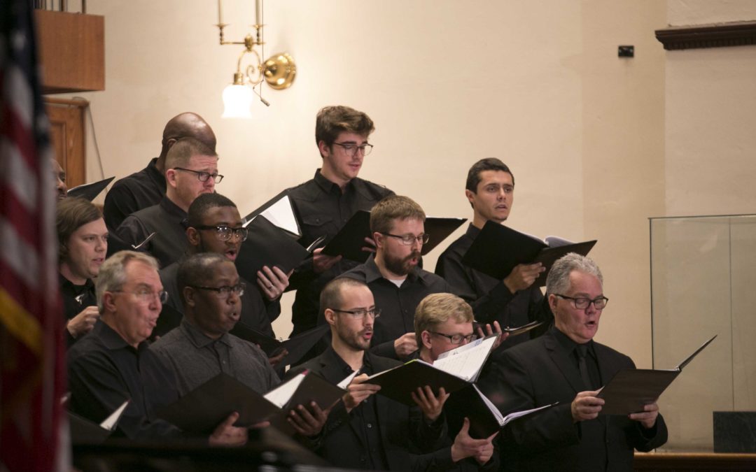 Male choristers perform ‘Seven Last Words of the Unarmed’ at Fisk University