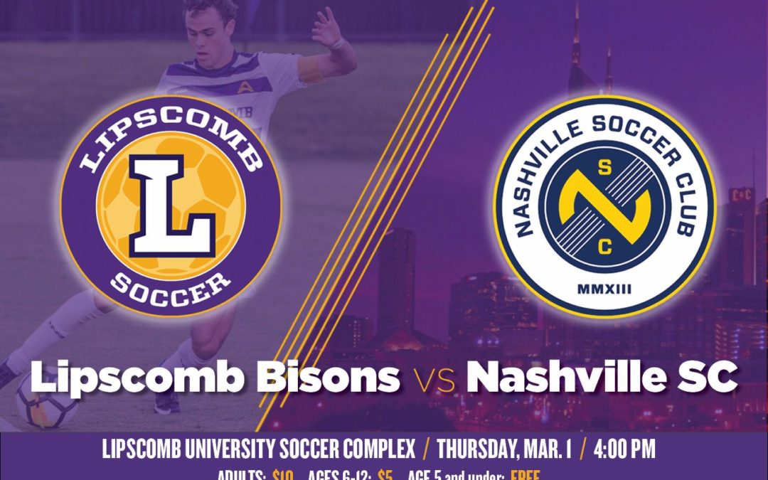 Bisons to face Nashville Soccer Club at home March 1