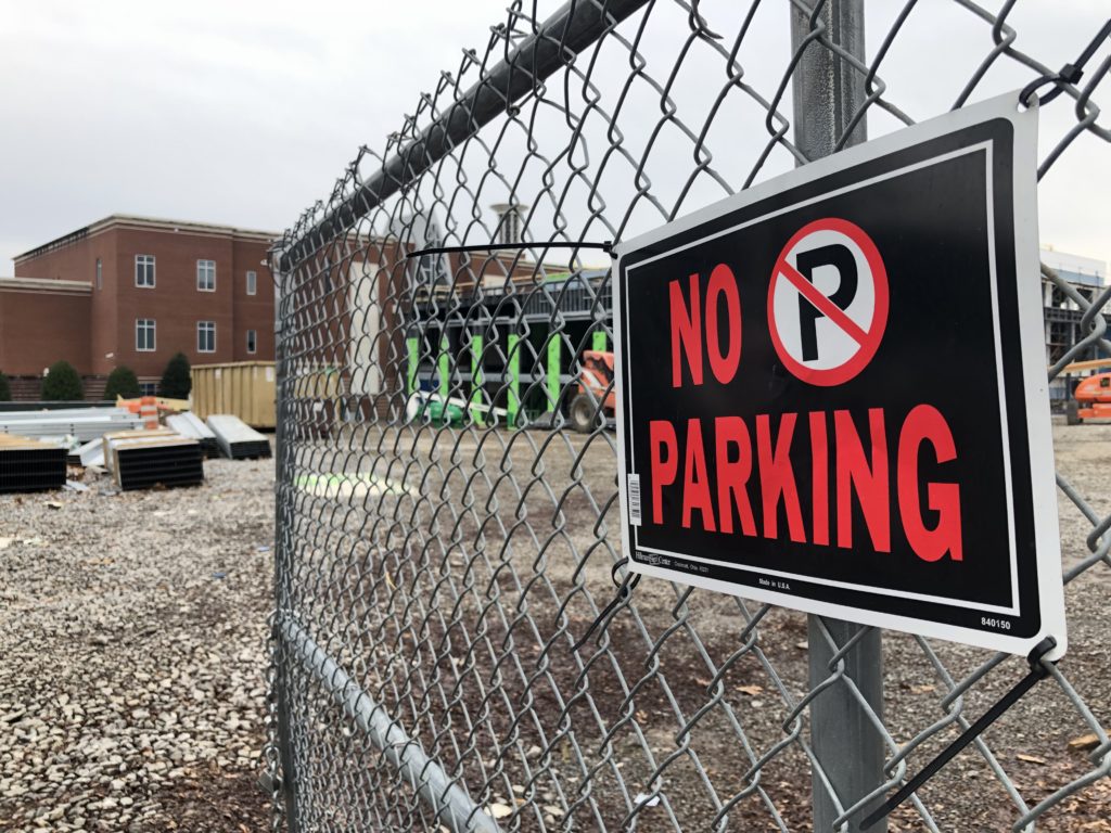 to University, where there is no parking Lumination