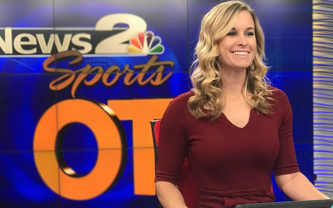 Lipscomb alumna Brianne Welch covers college playoffs and is hopeful for her future career in local TV