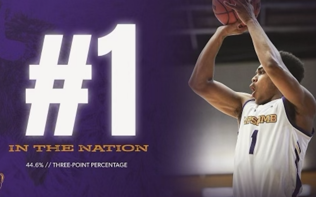 Men’s basketball leads nation in 3-point percentage