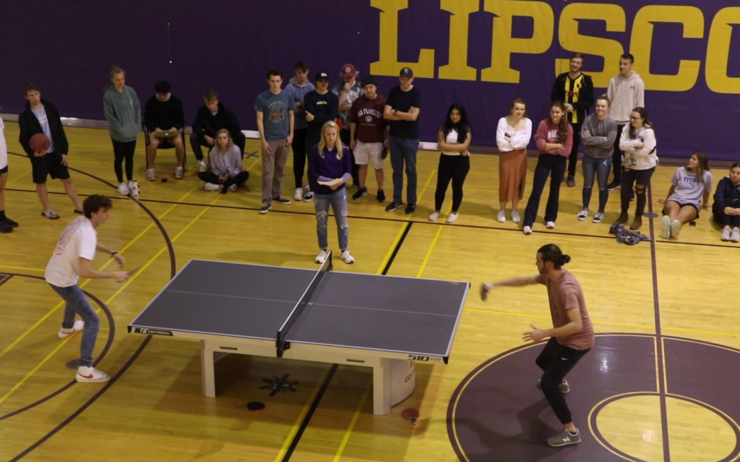 Ping pong tournament bounces student stress at semester’s end